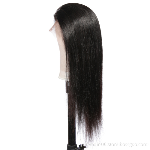 Wholesale Virgin Brazilian Cuticle Aligned Hair Vendors,Raw Virgin Human Hair Full Lace Wig Curly Human Lace Wig